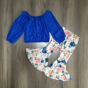 Fall Preorder: Blue Roses Bell Bottom Outfit