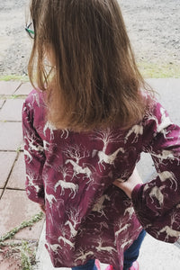 Horses in the Woods Cardigan