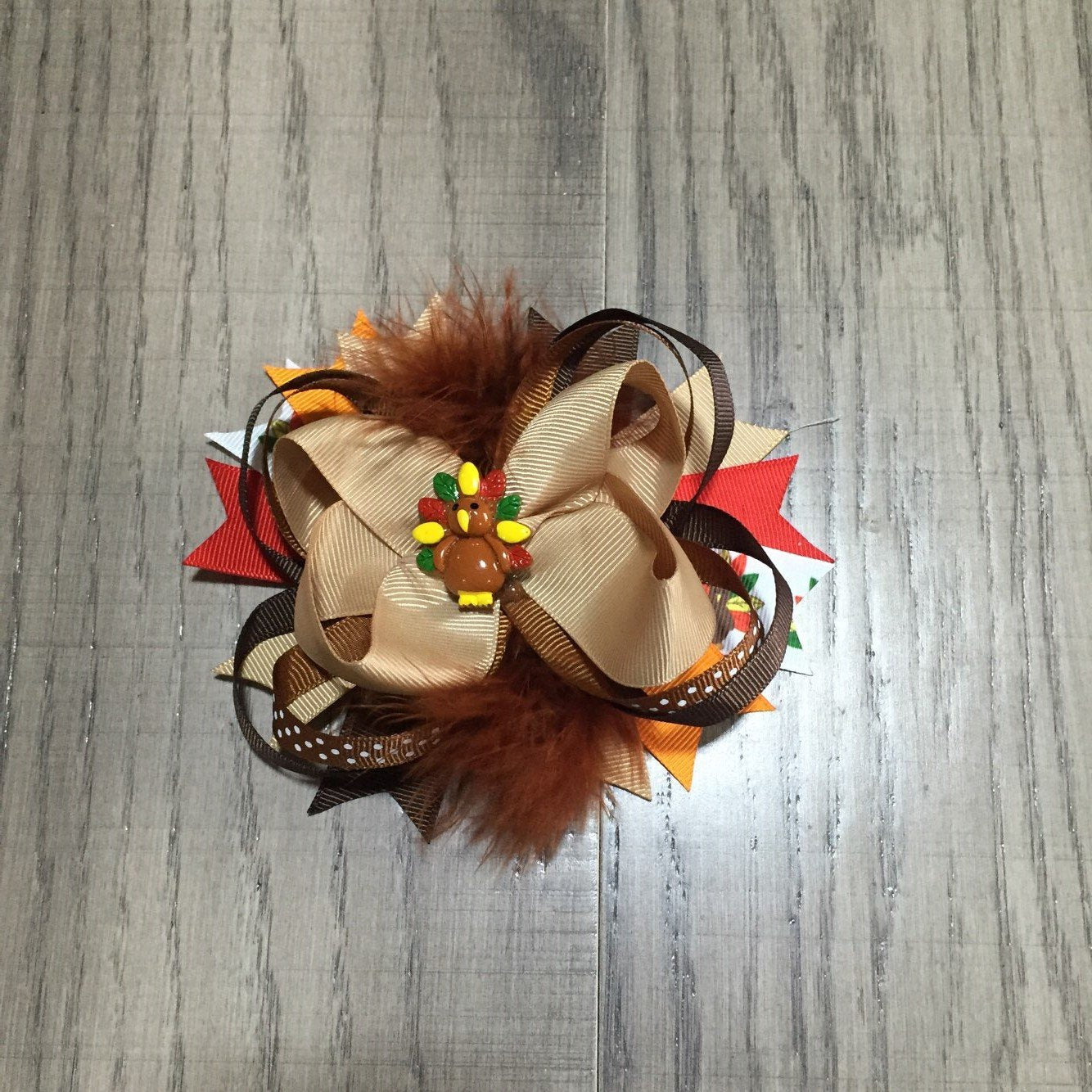 Fall Preorder: Feathered Turkey Cutie Hairbow