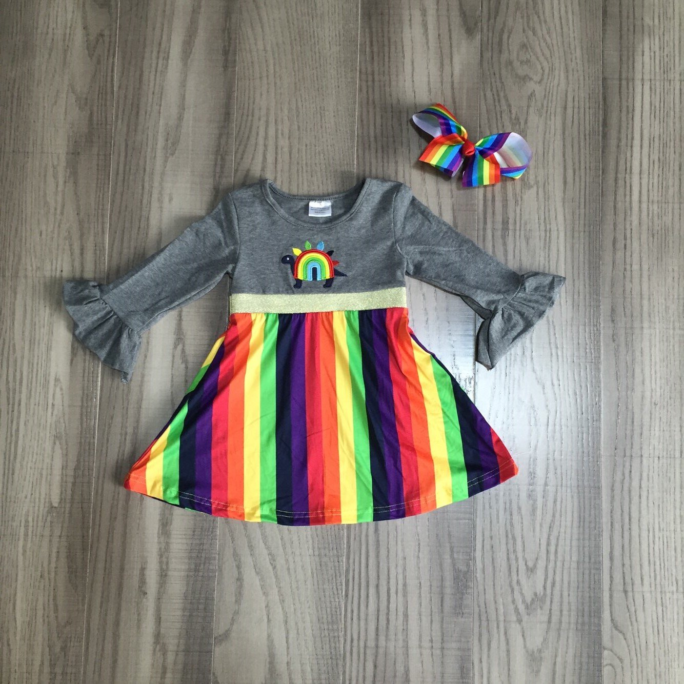 [PREORDER] RainbowSaurus Dress