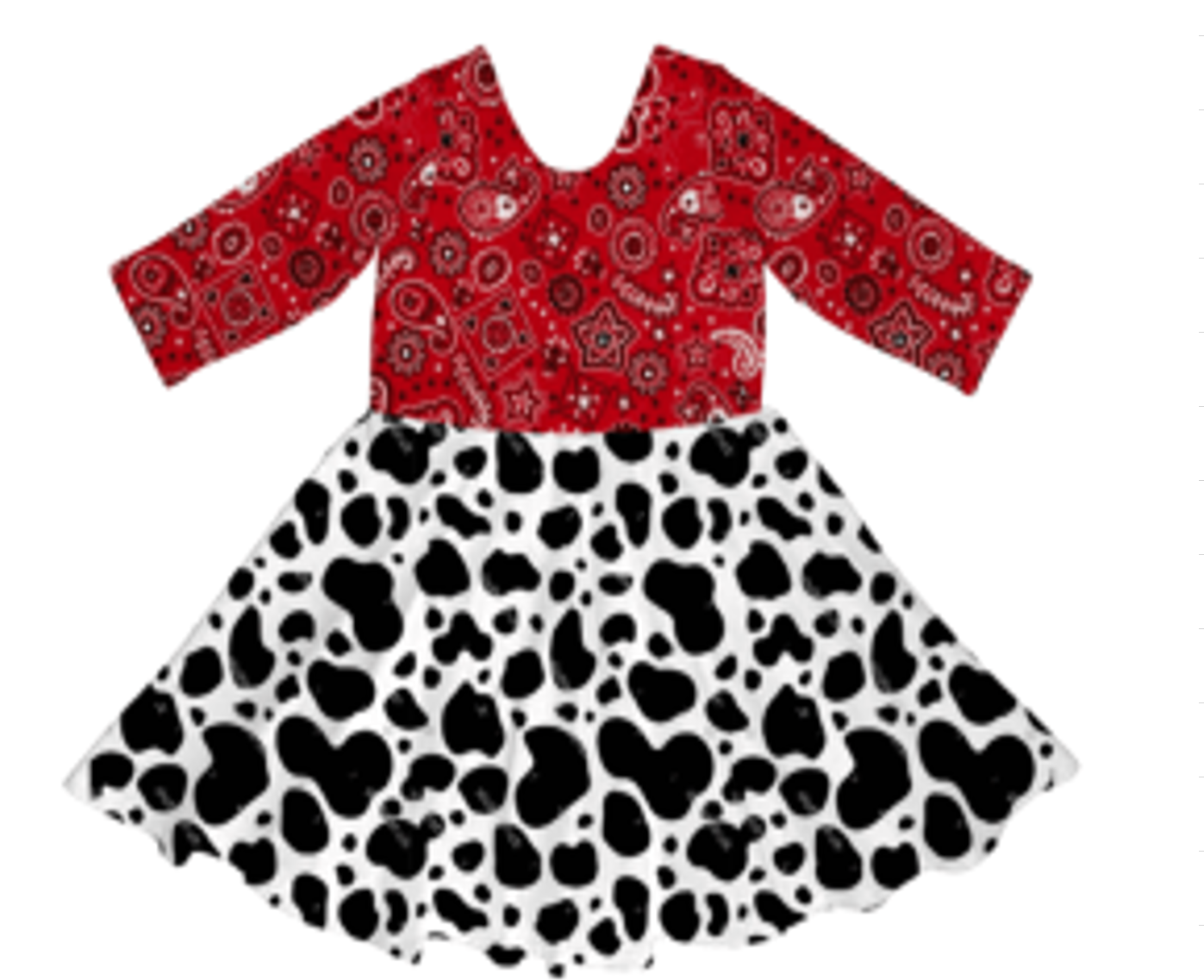 Fall Preorder: Moos and Bandanas Dress