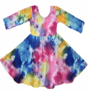 Pastel Perfection Tie Dye Dress [PREORDER]