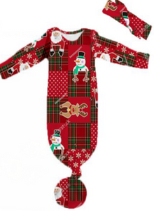 Red Patchwork Holiday Gown [PREORDER]