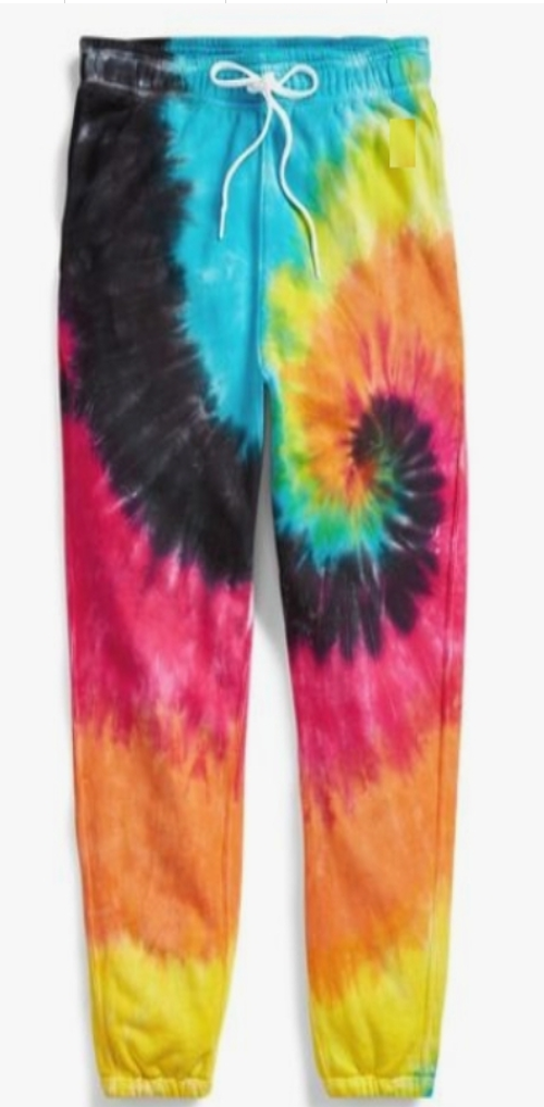 Tie Dye Swirl Loungewear Pants - Sunburst [PREORDER]