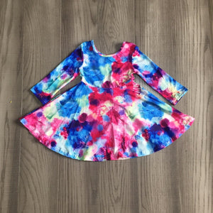 Pink Gem Tie Dye Dress [PREORDER]