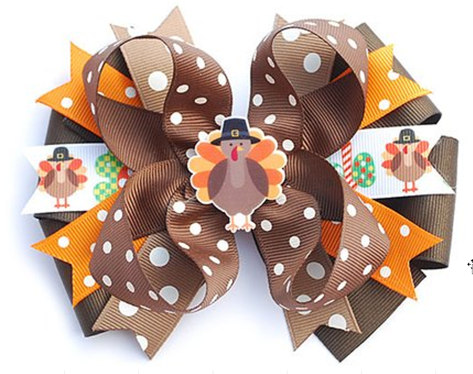 Fall Preorder: Turkey Dots Hairbow