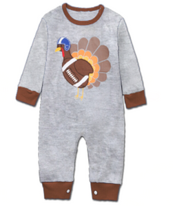 Fall Preorder: Turkey Football Romper