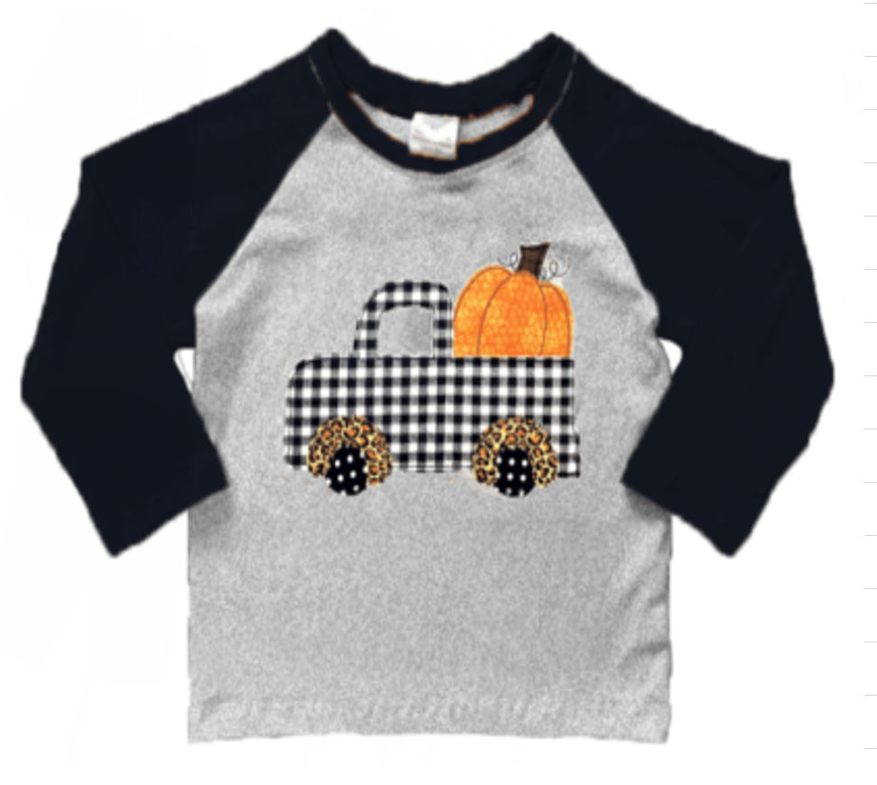 Fall Preorder: The Pumpkins In The Truck Bed Applique Tee